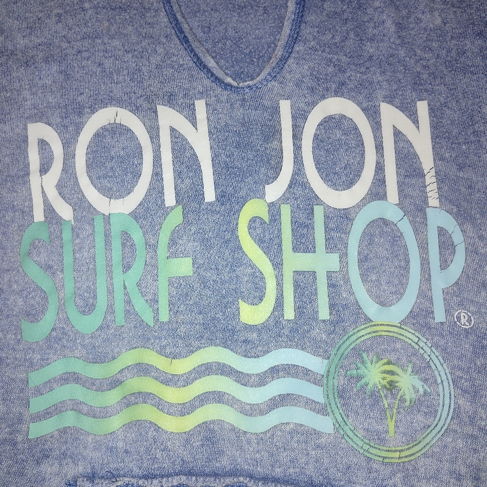 Ron Jon Blue Hooded Sweatshirt - Picture 8 of 11